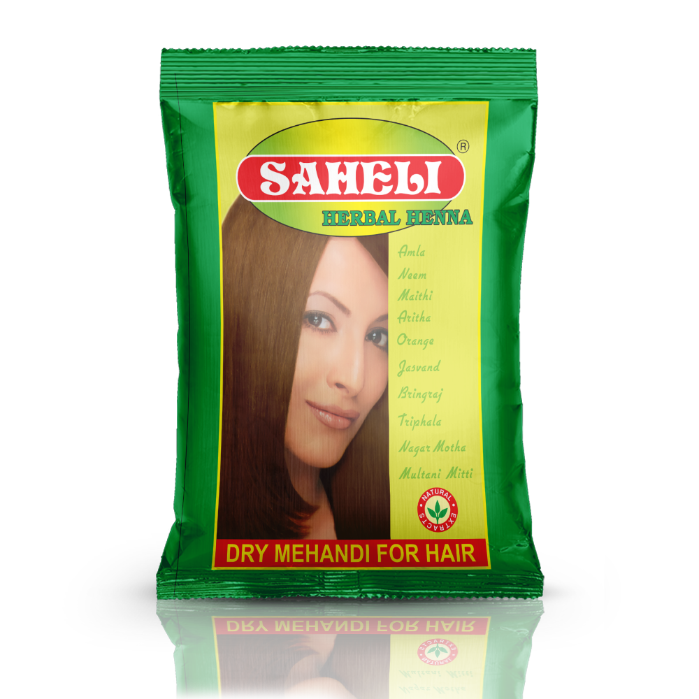 Saheli Herbal Henna for Hair - 120gms (Pack  of 3)