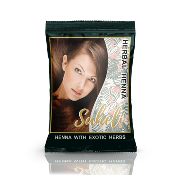 Saheli Herbal Henna for Hair - 40gms (Pack  of 6)