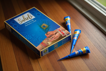 Saheli Fresh & Natural Mehandi Cones from Sojat, Rajasthan (Box of 12pcs)
